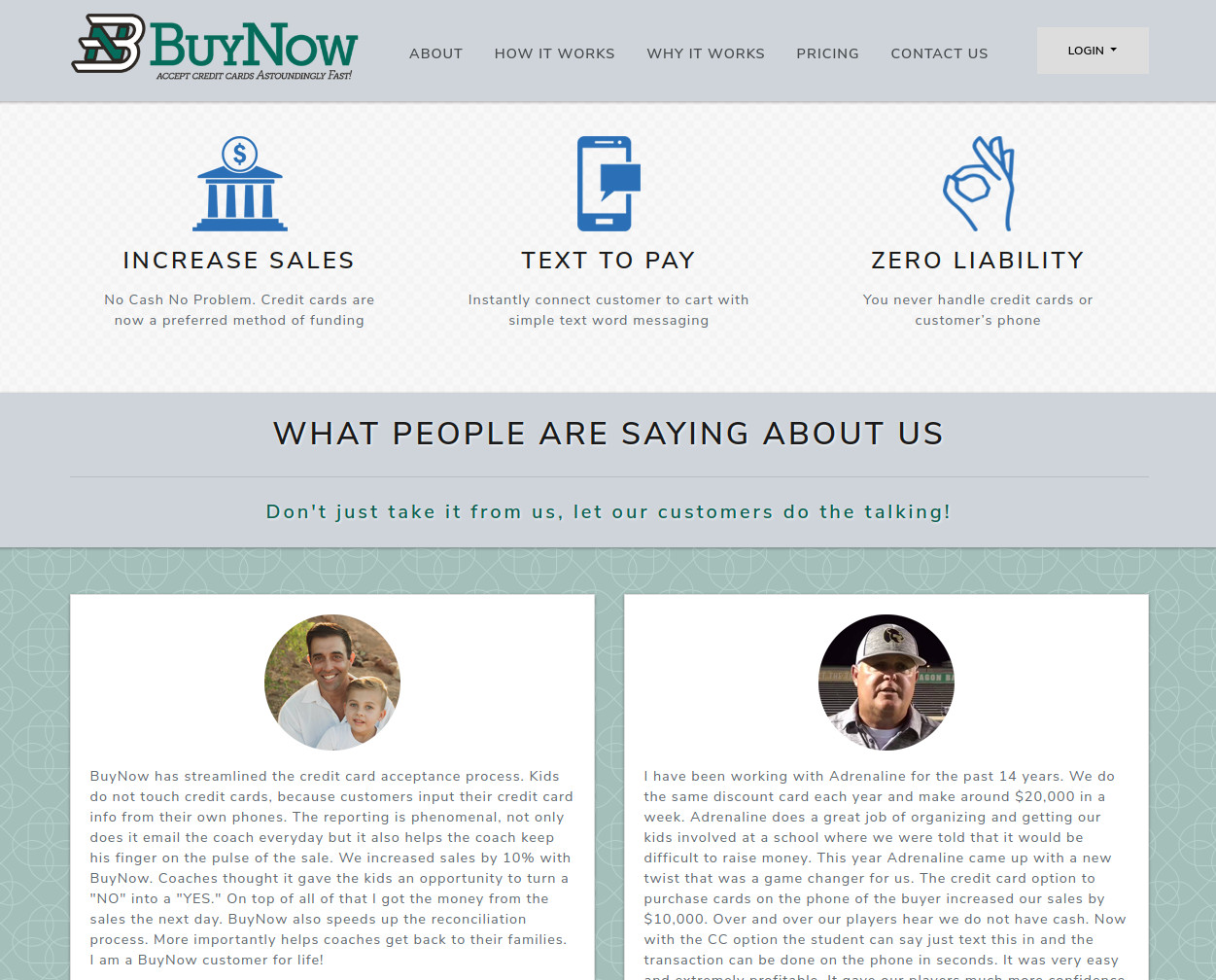 Buynow homepage
